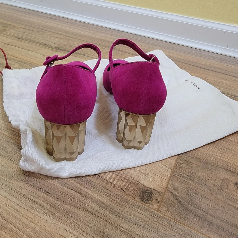 Salvatore Ferragamo Ortensia Mary Jane Pump, Pink, size US 7.5C - Picture 7 of 9